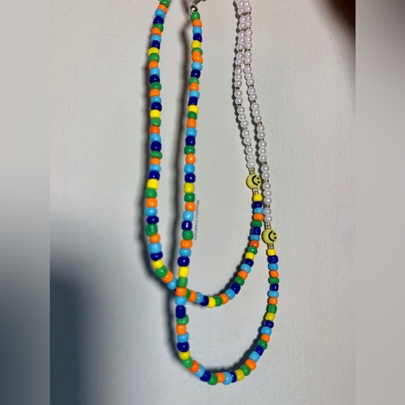 5/$20 ENTIRE SHOP CLEARANCE handmade men smiley necklace - Picture 3 of 4